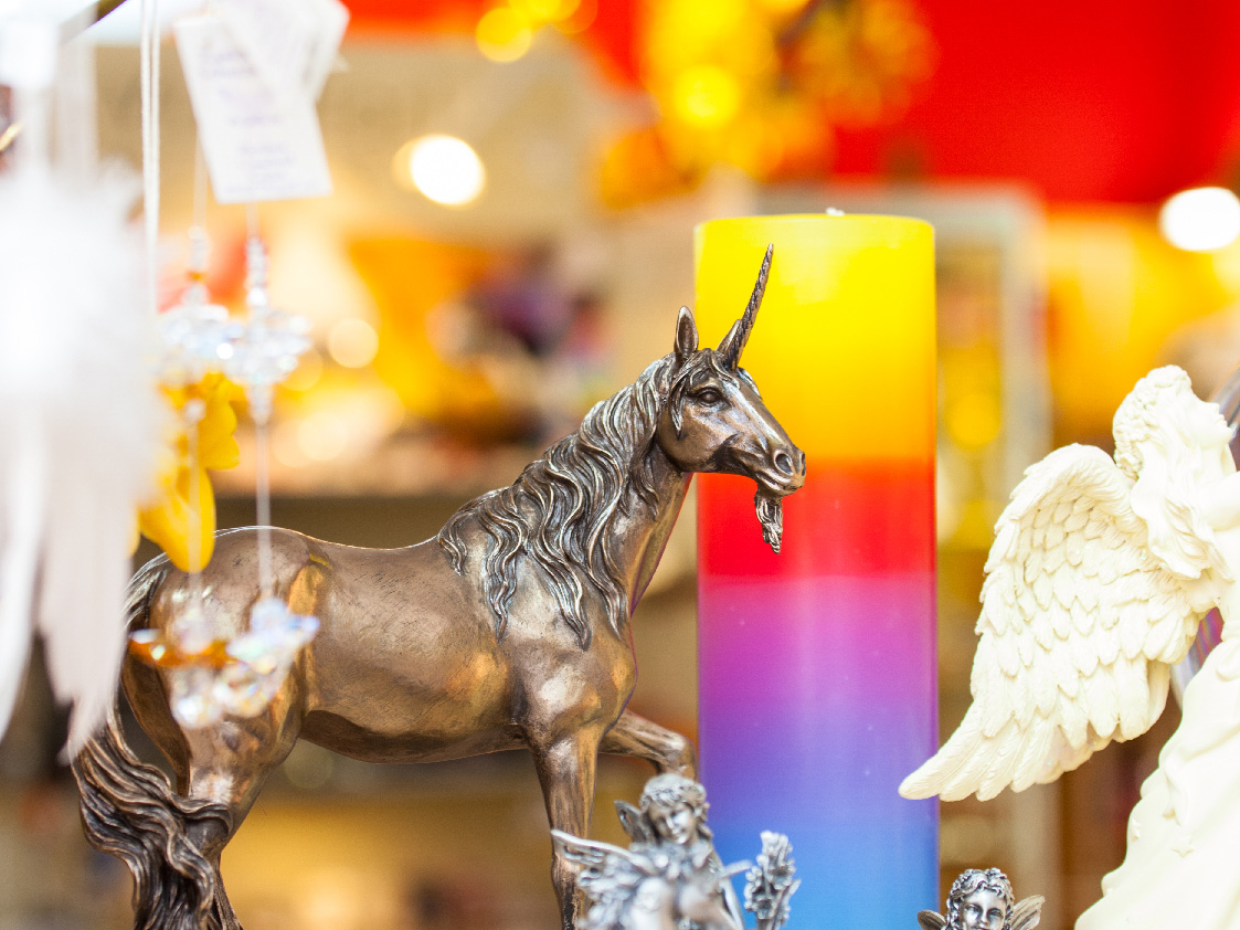 Einhorn Figur im Avalon Spirit und Soul